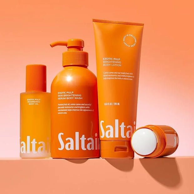 Saltair Body Wash, Exotic Pulp 2-Pack. Moisturizing Body Cleanser with Monoi Oil and Cupuacu Butter. Luxury Shower Gel for...