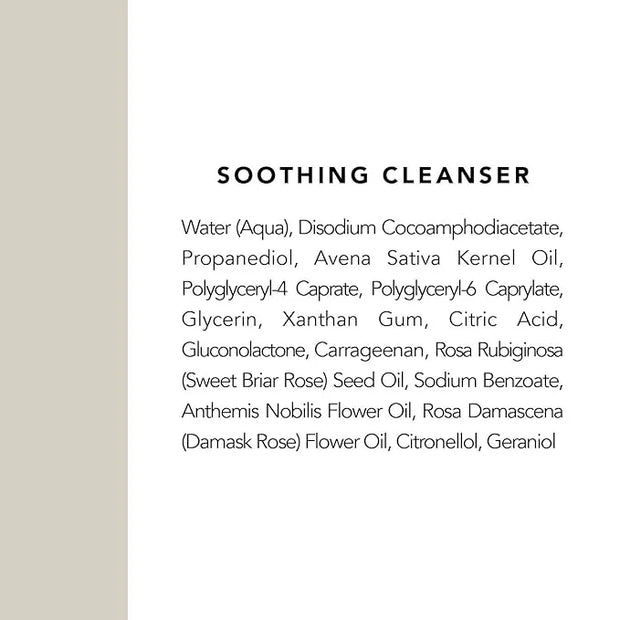Indie Lee Soothing Facial Cleanser - Moisturizing Face Wash + Makeup Remover for Sensitive Skin - Plump, Hydrate + Calm Re...