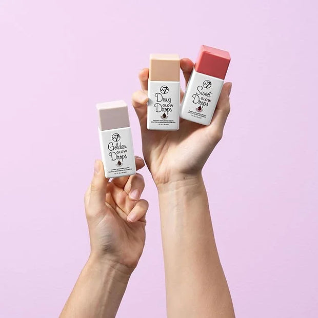 W7 Dewy Glow Drops - Liquid Highlighter Drops For Glowing Skin & A Radiant Finish - Product Image