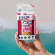 STREAM2SEA EcoStick SPF 35 Mineral Sunscreen Stick, Sweat Water Resistant Sunblock, USDA Approved Biodegradable Paraben Fr...
