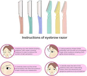 Eyebrow Razor 9 Pack, Precision Facial Hair Trimmer for Women, Eyebrow Shaper Facial Razor for Men - Product Image