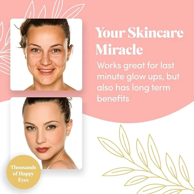 24K Gold Collagen Under Eye Mask - Bright Eyes Anti Aging Treatment - Product Image