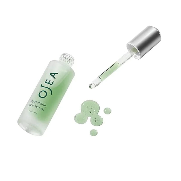 OSEA Hyaluronic Acid Sea Serum 1 oz - Anti-Aging Face Moisturizer - Non-Toxic Seaweed Skincare - Clean, Vegan & Cruelty-Fr...