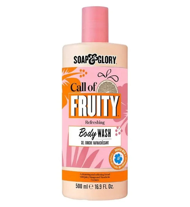 Soap & Glory Call of Fruity Bubble In Paradise Refreshing Body Wash - Hydrating & Revitalizing Skin Cleanser & Shower Soap...