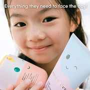 Evereden Kids Morning Skincare Set – Cloud Face Wash, SPF 20 Daily Face Cream, Hair Spray & Headband – 4-Piece Clean Routi...