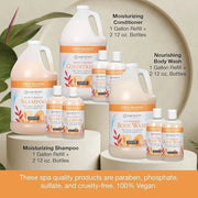 Ginger Lily Farms Botanicals Hospitality Kit, Coco Mango, 9-Pc Set Includes Shampoo, Conditioner & Body Wash, 100% Vegan &...