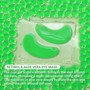 Under Eye Patches with Retinol and Aloe Vera Eye Mask for Dark Circles and Puffiness, Face Mask Skin Care Products 30 Pair...