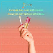 Juvia's Place Lip Gloss Glass It's Electric - Gold Shimmer,16 oz, Clear, Plump, Long Lasting Non-Sticky Luscious High Shin...