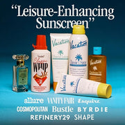 Vacation Classic Whip SPF 30 Sunscreen + Air Freshener Bundle, Whipped Sunscreen Mousse SPF 30, Moisturizer with SPF, Broa...