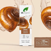 Dr. Organic Snail Gel Facial Serum | Hydrates and Restores Skin, Reduces Fine Lines, Natural, Certified Organic, Paraben &...