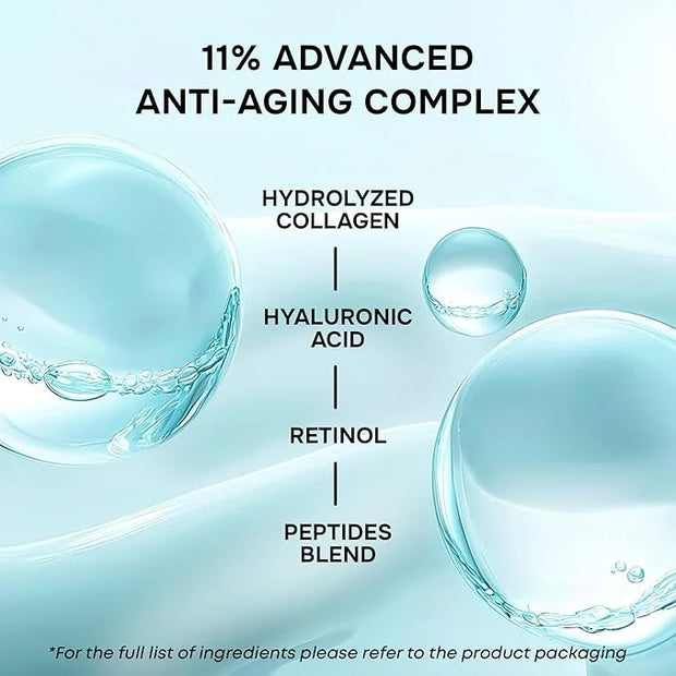 SimplyVital Moisturizer for Neck & Décolleté – With Collagen, Retinol, Peptides & Hyaluronic Acid – Anti-Aging Hydration –...