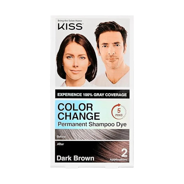 KISS Color Change Shampoo Dark Brown - Product Image