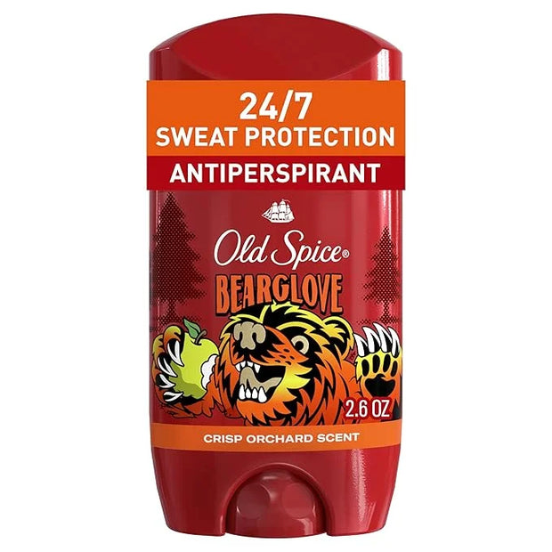 Old Spice Aluminum Free Deodorant for Men, 24/7 Odor Protection, 24/7 Freshness & Lasting Scent, Goes on Clear, Bearglove ...