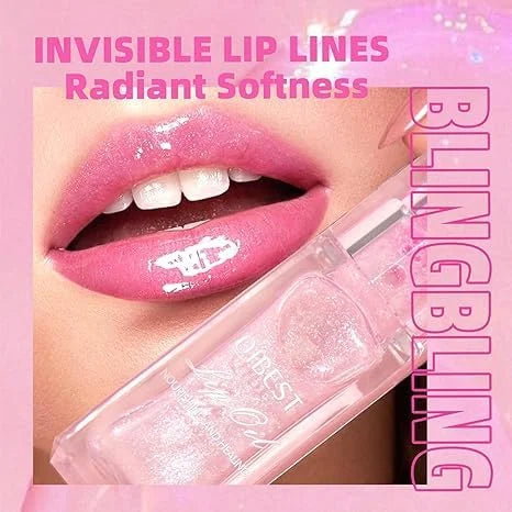 Magic Color Changing Moisturizing Lip Glow Oil Plumping Glimmer Glow Lipstick,Long Lasting Moisturizing Non-sticky Fresh T...