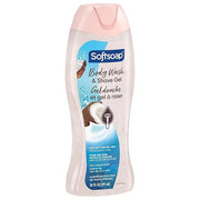 Softsoap Moisturizing Body Wash and Shave Gel, Rich Coconut Scent, 20 fl oz Bottle (Pack of 4) - Product Image