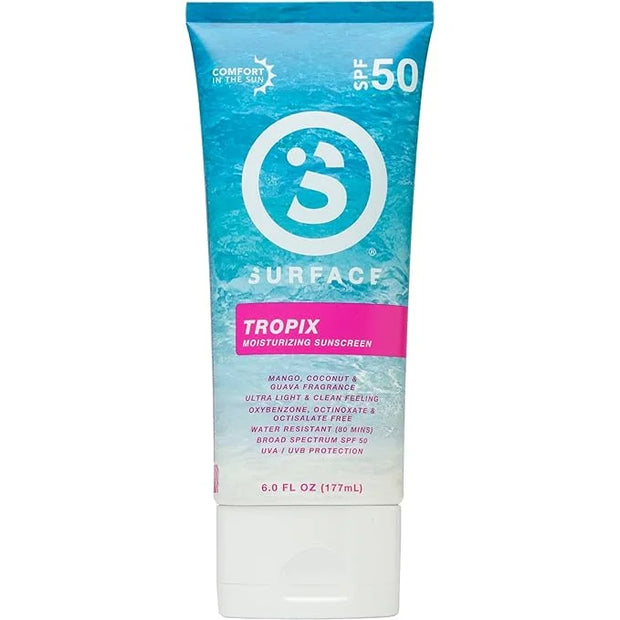 Surface TROPIX Sheer Touch Sunscreen Lotion-Oxybenzone, Octinoxate & Octisalate FREE - Hawaii 104 Reef Act Compliant – Wat...