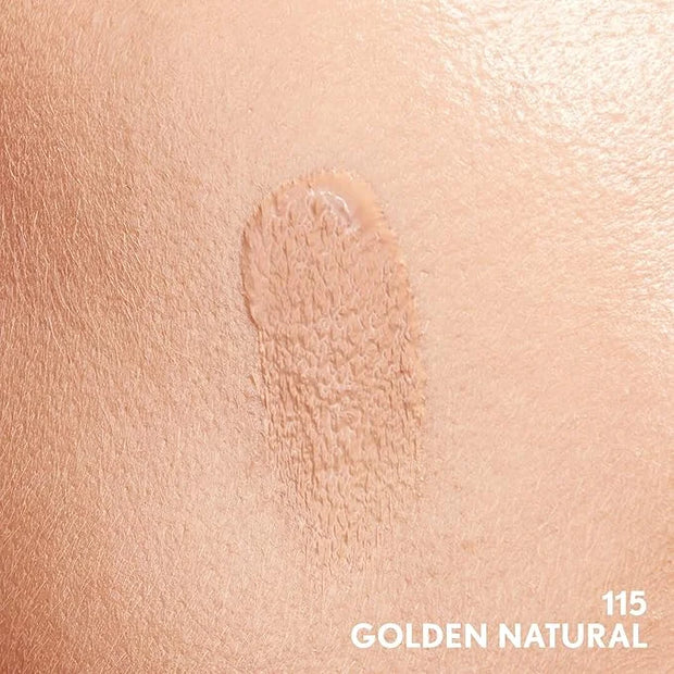 COVERGIRL Clean Invisible Foundation Makeup, Dewy & Glowy Finish, Buildable Coverage, Skin-Like Smooth Look, Vegan, Golden...