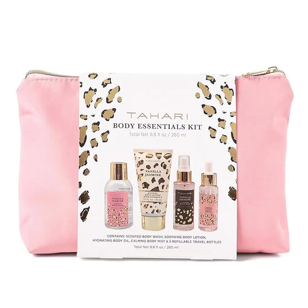 Tahari Vanilla Jasmine Spa Gift Set for Women – Luxurious Bath Kit with Body Lotion, Body Wash & Body Mist & Oil – Perfect...