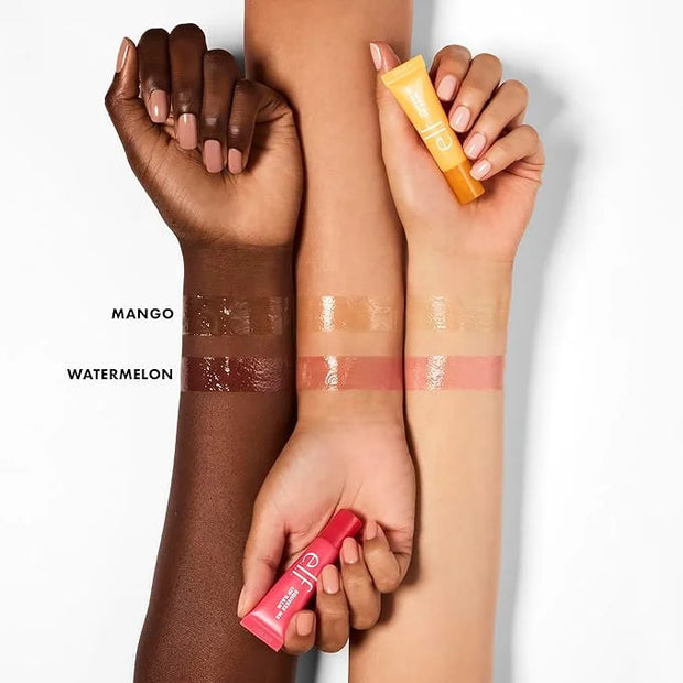 e.l.f. Squeeze Me More Lip Balm Duo, Moisturizing Balm For A Sheer Tint Of Color, Made With Hyaluronic Acid, Vegan & Cruel...