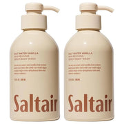 Saltair Body Wash, Salt Water Vanilla 2-Pack. Moisturizing Body Cleanser with Monoi Oil and Cupuacu Butter. Luxury Shower ...