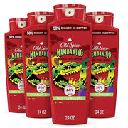 Old Spice Cleansing Body Wash for Men, 3X Defense, 24/7 Shower Fresh with Lasting Scent, 2-in-1 Body & Face Wash, MambaKin...