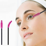 3x100 Packs Combination Set-Eye Pads for Lash Extensions & Eyelash Mascara Brushes Wands & Glue Rings Holder Eyelash Exten...