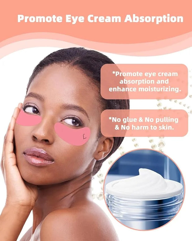 Under Eye Patches Silicone - 5 Pairs Reusable Eye Patches, Eye Wrinkle Patches, Reusable Under Eye Mask, Plump Fine Lines ...