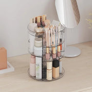 360 rotating makeup organizer with