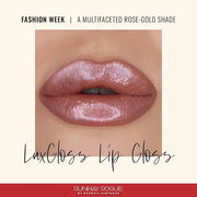 Runway Rogue LuxGloss Lip Gloss, High-Pigment Shimmery Rose-Gold Lip Gloss, ‘Fashion Week’ - Product Image