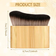 Ouligay Self Tan Brush Portable Self Tanning Brush Kabuki Brush for Self Tanner Brush Sunscreen Liquid Foundation Body Mak...