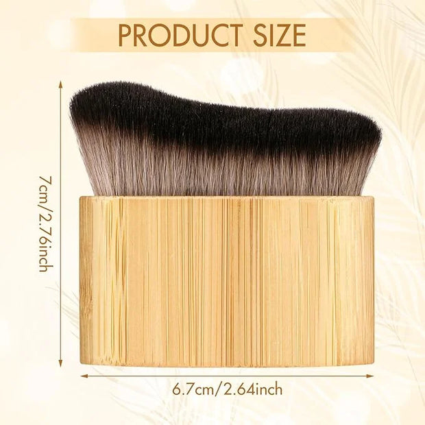 Ouligay Self Tan Brush Portable Self Tanning Brush Kabuki Brush for Self Tanner Brush Sunscreen Liquid Foundation Body Mak...