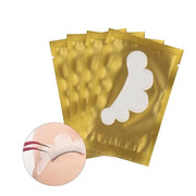 100 Pair Set Eye Gel Pads For Eyelash Extensions Lint Free Patches Beauty Tools (Gold) - Product Image