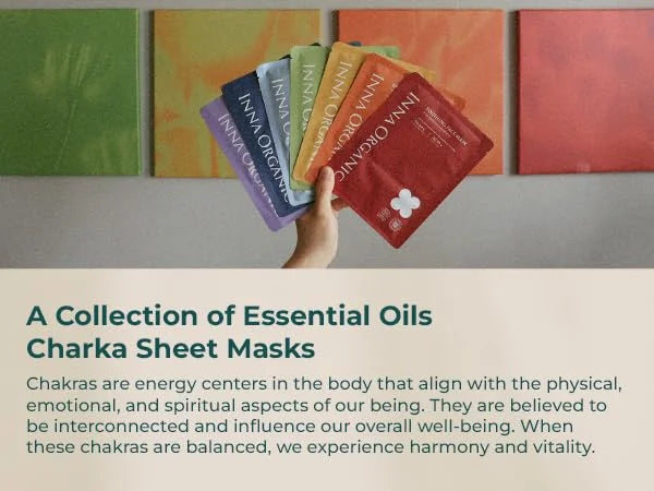 INNA ORGANIC Sheet Mask Set, Anti-Aging & Hydrating, EWG & COSMOS Certified (Pack of 5) | First Pick Discovery Set | Luxur...