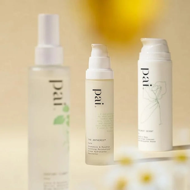 Pai Skincare - Partners in Calm Kit | Middlemist Seven Cream Cleanser (50 ml) + Twin Flyer Cotton Cloth + The Anthemis Moi...