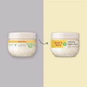 Burt's Bees Calming Night Cream, With Aloe and Rice Milk, Face Moisturizer For Sensitive Skin Infuses Skin With Moisture W...