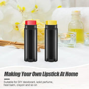 40 PCS 4.5g Oval Lip Balm (Black)