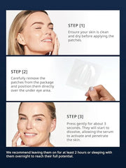 depology Deepcare+ Serum-Infused Micro Dart Patche | 12 Pairs Eye Mask | Under Eye Patches for Wrinkles | Hydrating Eye Ma...
