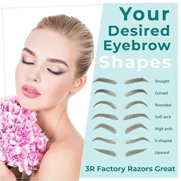 Womens Peach Fuzz Shaver - 3R Factory Ladies Razors for Facial Hair, Face Shaving Razor, Lady Razors for Women Fine Hairs,...