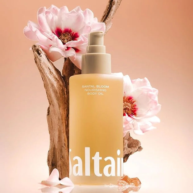 Saltair Body Oil. Luxurious Santal Bloom After Shower and Bath Oil Moisturizer for Women and Men. Botanical, Non-Greasy, a...