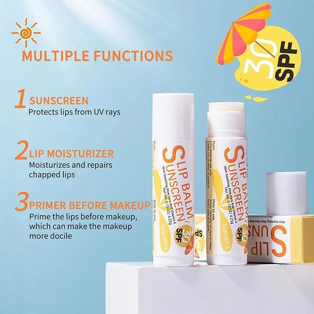 Spf 30 Lip Balm, 3Pcs Sunscreen Gilrs