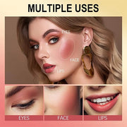 Liquid Blush, Soft Cream Face Blush, Velvet Liquid Blush Makeup Natural Matte Finish Looking, Long-Lasting, Smudge Proof, ...