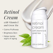 poppy austin Retinol Cream for Face 3.4OZ, High-Strength Retinol Night Cream - Cruelty Free Wrinkle Cream - Anti Aging Eye...
