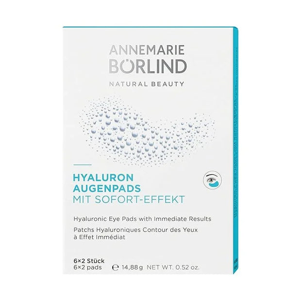 ANNEMARIE BÖRLIND Hyaluronic Acid Under Eye Mask – Vegan Eye Patches for Puffy Eyes with Tremella and Konjac Root– Remove ...