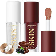 LANGMANNI Moisturizing Lip Oil,No-Sticky Lip Gloss Lip Balm Lip Care,Fruit Flavoured Lip Oil For Dry Lip's Moisturizing Hy...
