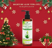 Organic Aloe Vera Gel with Tea Tree Oil for Face & Body, Freshly-cut Aloe Vera Gel Ideal for Skin, Scalp, & Hair Hydration...