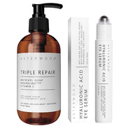 Asterwood Triple Repair Serum (8 oz) + Hyaluronic Acid Eye Serum - Product Image