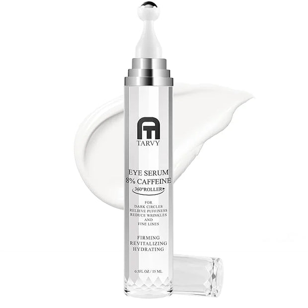 Eye Serum, Under Eye Cream For Dark Circles, 8% Caffeine Eye Serum For Women & Men, Eye Cream Anti Aging With 360° Massage...