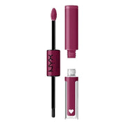 NYX PROFESSIONAL MAKEUP Shine Loud, Long-Lasting Liquid Lipstick with Clear Lip Gloss - In Charge (Perfect Berry) - Produc...
