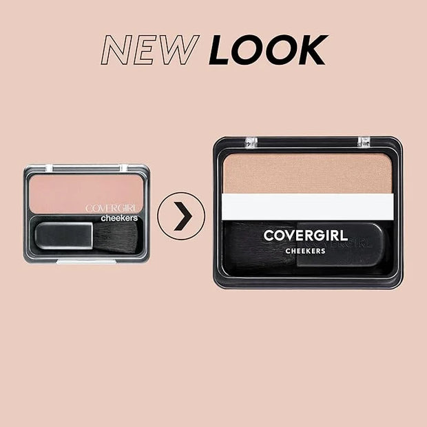 COVERGIRL Cheekers Blendable Powder Blush Rose Silk, .12 oz (packaging may vary), 1 Count (Pack of 2) - Product Image