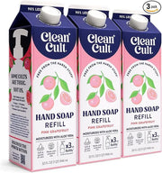 Cleancult Liquid Hand Soap Refill - Pink Grapefruit- Moisturizes Dry & Sensitive Skin - Made with Aloe Vera & Essential Oi...